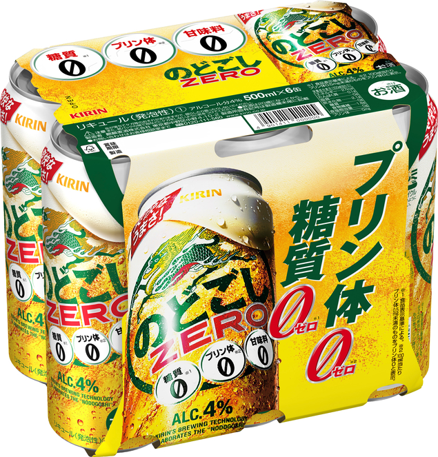 キリン のどごし ＺＥＲＯ ５００ｍｌ缶 ６缶パック｜酒類・飲料