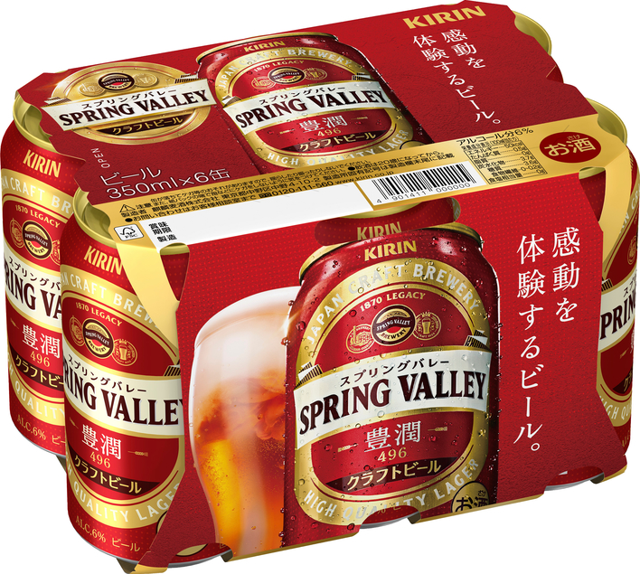 ＳＰＲＩＮＧ ＶＡＬＬＥＹ 豊潤＜４９６＞ ３５０ｍｌ缶６缶パック 