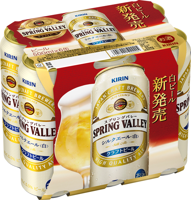 ＳＰＲＩＮＧ ＶＡＬＬＥＹ シルクエール＜白＞ ５００ｍｌ缶６缶 